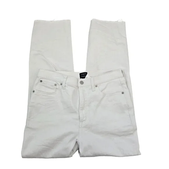 NWT J. Crew Factory Fly High Rise Stovepipe Jeans with Raw Hem Size 29 - Picture 2 of 7